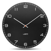 One Wall Clock with Black Arabic Dial