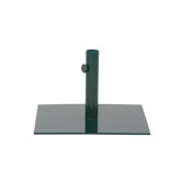 Flat Steel Parasol Base in Black