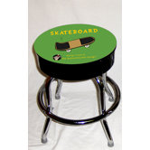 Busted Knuckle Garage Kid's Swivel Skateboard Stool