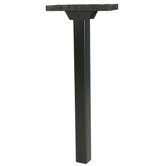 Mailbox Post in Black