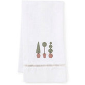 Three Topiary Trees Guest Towel
