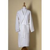 Waffle Weave Shawl Collar Bath Robe