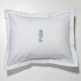 Seahorse Boudoir Pillow Cover