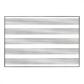 Graphics Markerboards - Music Staff Lines 4' x 10'