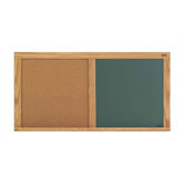Cork & Chalkboard Combination Board