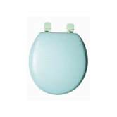 Solid Soft Toilet Seat in Blue