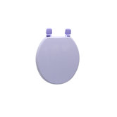 Molded Wood Toilet Seat in Corn Flower Purple