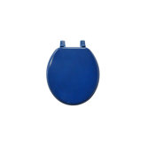 Molded Wood Toilet Seat in Cobolt Blue