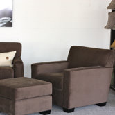 Daniel Chair and Ottoman
