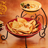 Sorrento Two Bowl Server