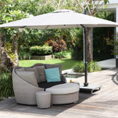 Nicosia Cantilever Parasol with Base Wheel