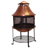New York Nouveau 3-in-1 Pure Copper Chiminea