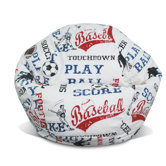 Sports American Junior Bean Bag Chair