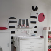 Wandplatte "Mini.Meise Zebra"