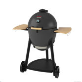 Kamado Kooker Charcoal Grill and Smoker in Black