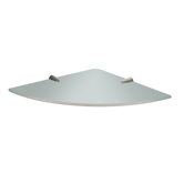Artemis Corner Glass Shelf in Chrome