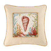 Natural Shells Tulip Shell Pillow