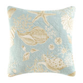 Natural Shells Quilt Pillow