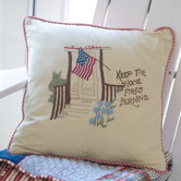 Keep the Home Fires Burning Porch Pillow
