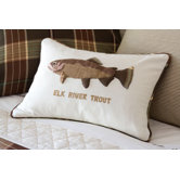 Elk River Trout Pillow