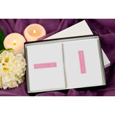 Color Block Personalized Stationery Card Set