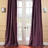 Faux Solid Taffeta Drape