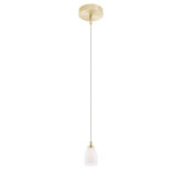 1 Light Round Canopy Pendant