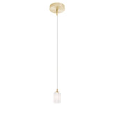 1 Light Round Canopy Morning Star Pendant