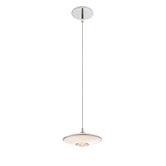 1 Light Round Canopy Disc Pendant
