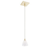 1 Light Square Canopy Toronado Pendant