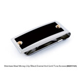 Men's Jewelry Stainless Steel  Money Clip with Tone Screw