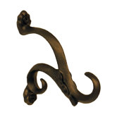Toscana Hook in Distressed Rubbed Bronze