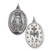 Sterling Silver Miraculous Medal Charm