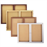 Enclosed Tackable Fabric Board (2 door)