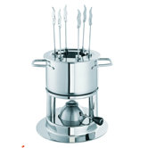 39.5cm Stainless Steel Flamenco Hot Fondue Set