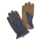 Denim Glove, Hat and Tote Set in Dark Rinse