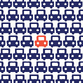 Things That Go - Auto Pattern Stretched Wall Art
