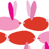 Animal - Bunnies Stretched Wall Art