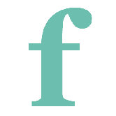 Letter - Lower Case 'f' Stretched Wall Art