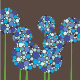 Imagination - Allium Stretched Wall Art