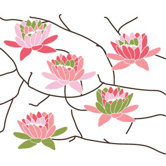 Imagination - Flowering Tree Stretched Wall Art