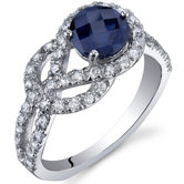 Gracefully Exquisite 0.75 Carats Ring in Sterling Silver