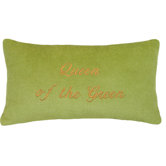 Queen of the Green 100% Wool Cashmere Blend Pillow