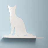 23" Cat Silhouette Cat Shelf Perch