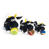 Tuggin Tail Medium Cow Dog Toy