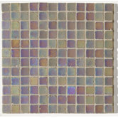 Metallica Satin 1" x 1" Glass Mosaic in Vinaccia Metallica Satin