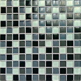 Crystal-C 1" x 1" Glass Mosaic in Mix Classic Gloss