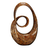 Unique Abstract Swirling Sculpture