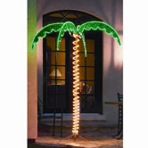 Large Ropelight Palm Tree