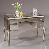 Collette Mirrored Writing Desk